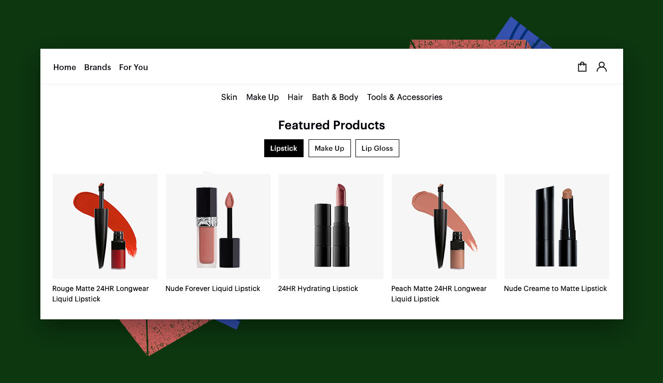 Affinity Allocation powers multiple recommendation widgets with a machine learning-based strategy to target by brand or product category. 