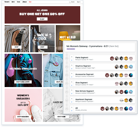 Encouraging visitors to browse through more products using personalized homepages