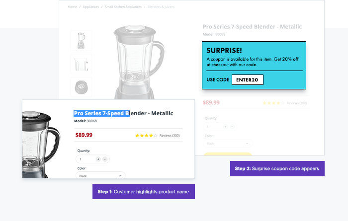 Shopping cart abandonment example from a household appliances sub-brand of one of Germany’s leading retailers