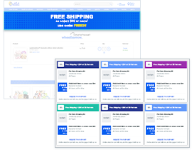 Multivariate testing the shipping cost and threshold with multi-touch campaigns