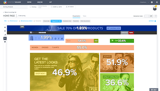 Dynamic Yield and ContentSquare integration screenshot 0