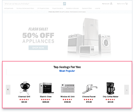 Continuous A/B testing of Homepage recommendation strategies