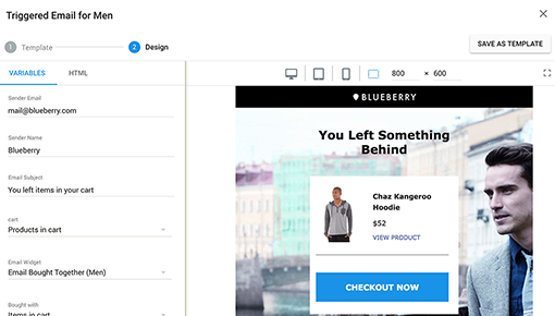 Dynamic Yield and SendGrid integration screenshot 4