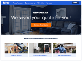 Show a personalized homepage experience to re-engage with returning users using their browsing history