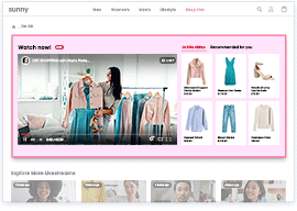 Differentiate the live commerce experience with personalized recommendations