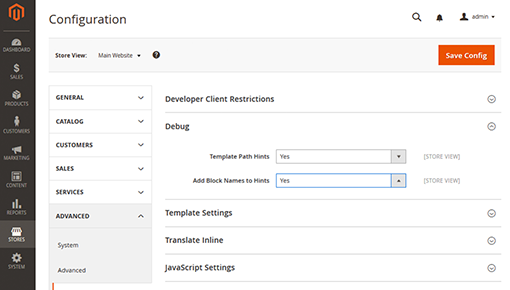 Dynamic Yield and Magento integration screenshot