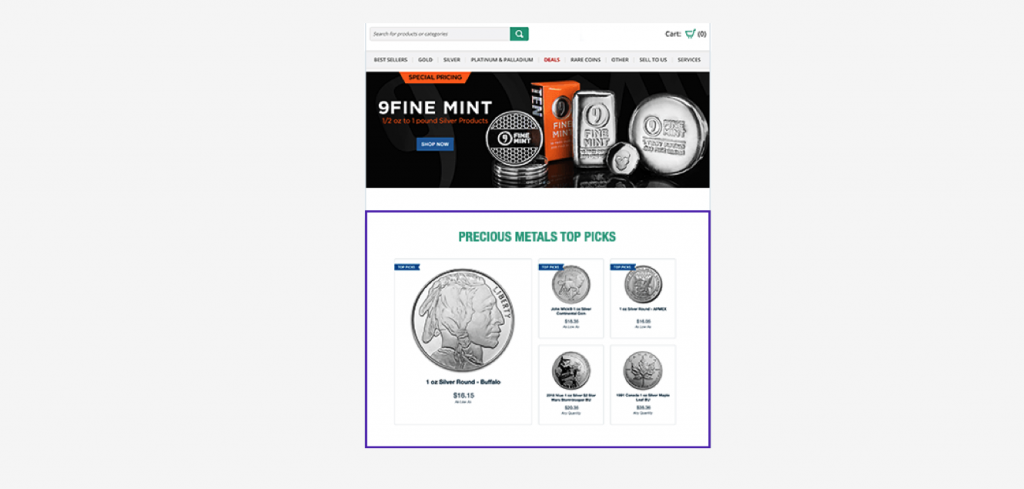 homepage recs