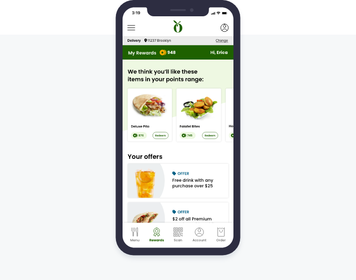 Show products available with loyalty points to drive discovery and increase revenue