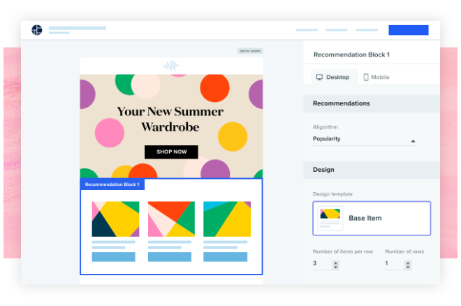 email recommendations