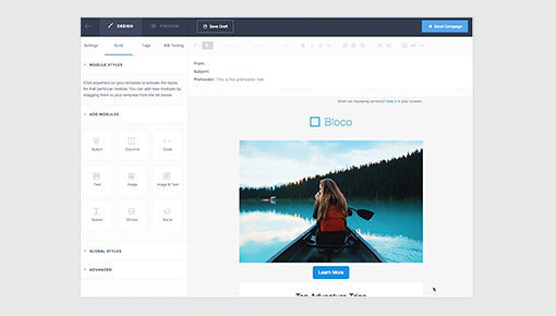 Dynamic Yield and SendGrid integration screenshot 1